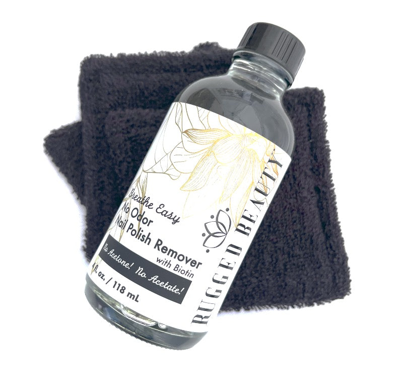 Breathe Easy No Odor Nail Polish Remover with Biotin