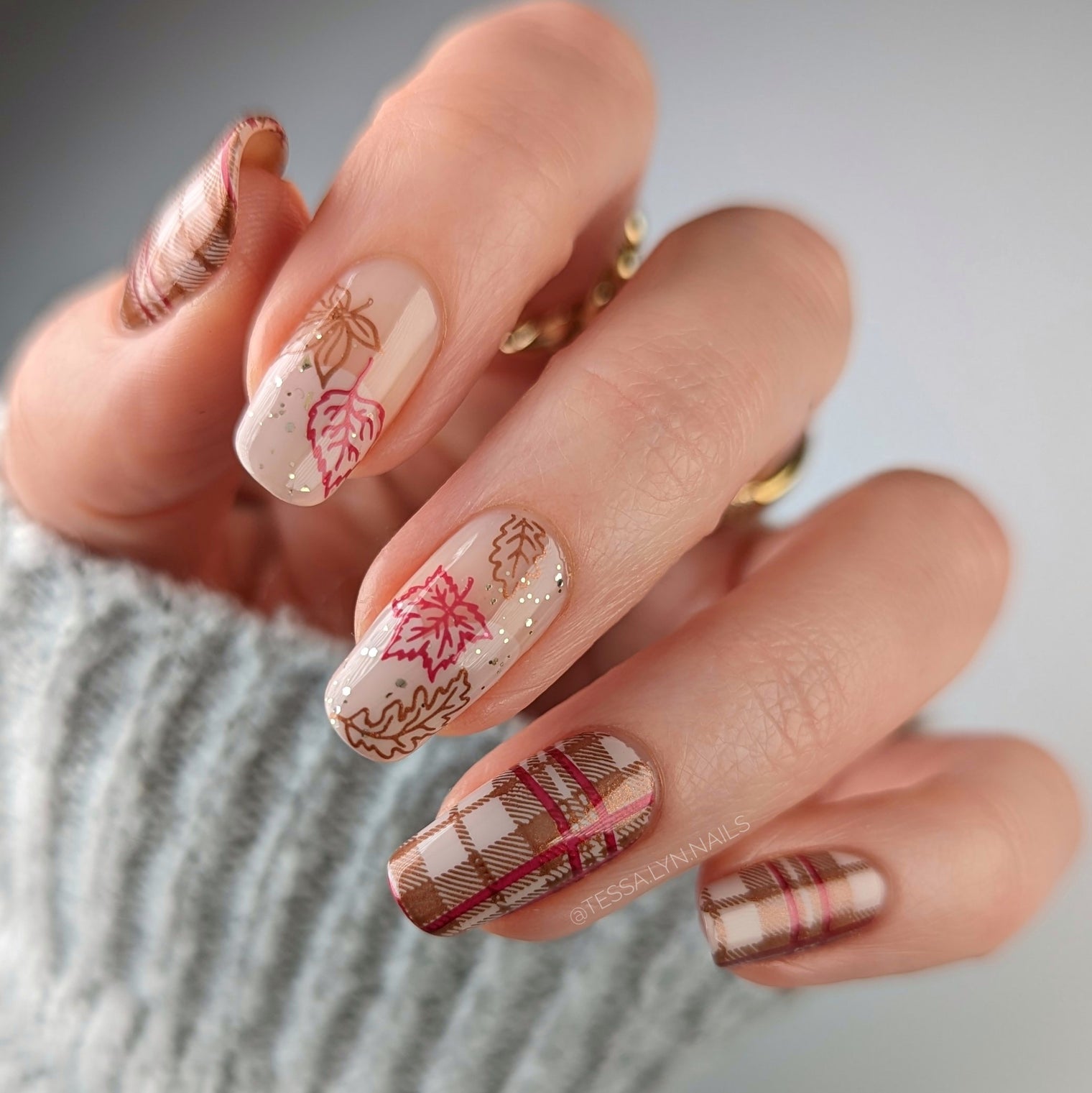 Falling Leaves Mani Inspiration