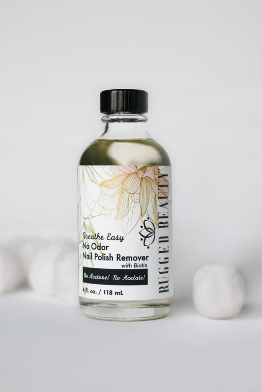 Breathe Easy No Odor Nail Polish Remover with Biotin