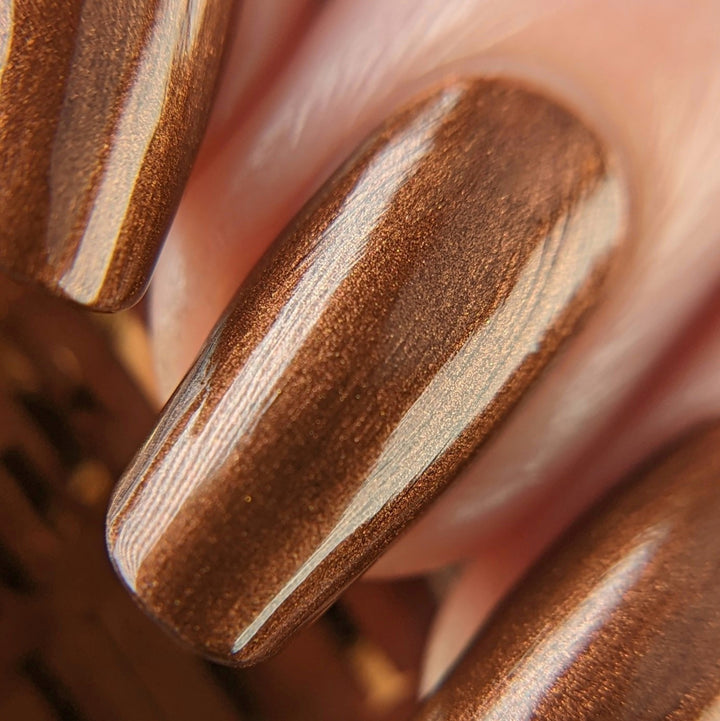 Copper (Shimmery Metallic Nail Polish)