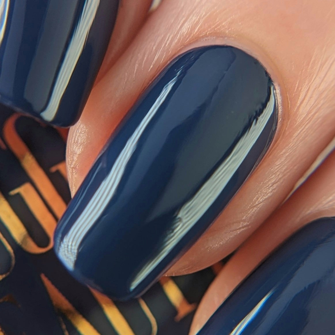 Denim Jeans Blue Nail Polish