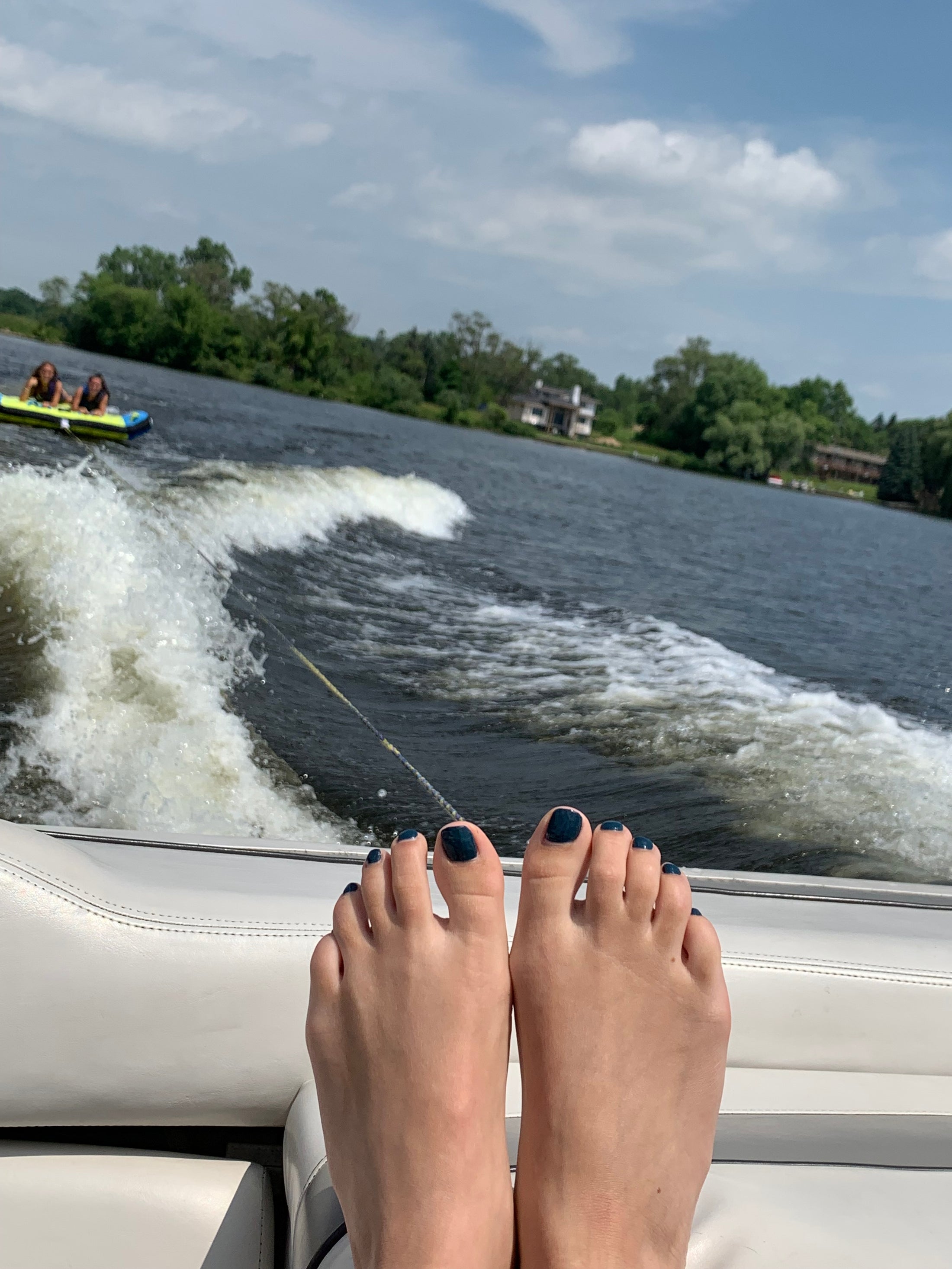 Deep Water Blue Nail Polish