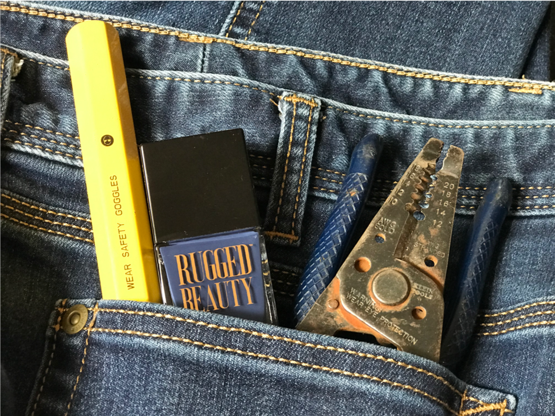 Denim Jeans Blue Nail Polish