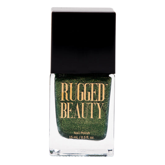 Evergreen (Shimmery Green Nail Polish)